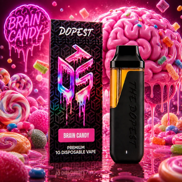 Brain Candy Sativa 1g THCA Vape Disposable