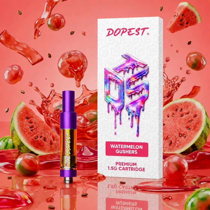 Watermelon Gushers 1.5g Liquid Diamonds THCA Vape Cartridge