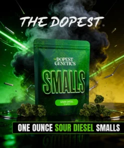 Smalls: SOUR DIESEL Sativa flower 28 grams