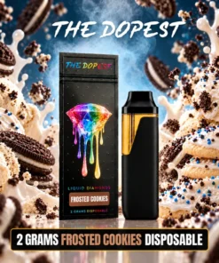 Frosted Cookies 2G THCA Liquid Diamonds Sativa Disposable: