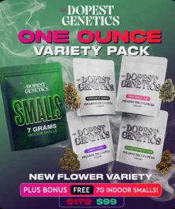 ONE OUNCE BIGS VARIETY PACK + FREE 7G INDOOR SMALLS