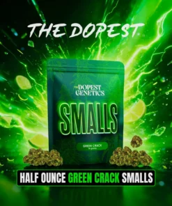 Smalls: Green Crack Sativa flower 14 grams