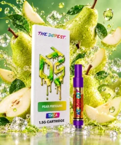 Pear Pressure 1.5g Liquid Diamonds Sativa THCA Vape Cartridge