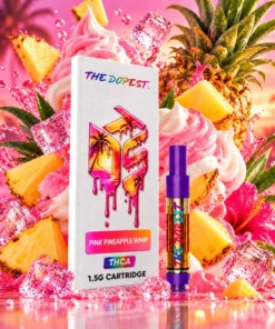 Pink Pineapple Whip 1.5g Liquid Diamonds Hybrid THCA Vape Cartridge