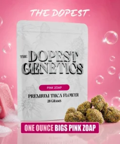Pink Zoap Bigs Hybrid – 1 Oz Premium THCA Flower