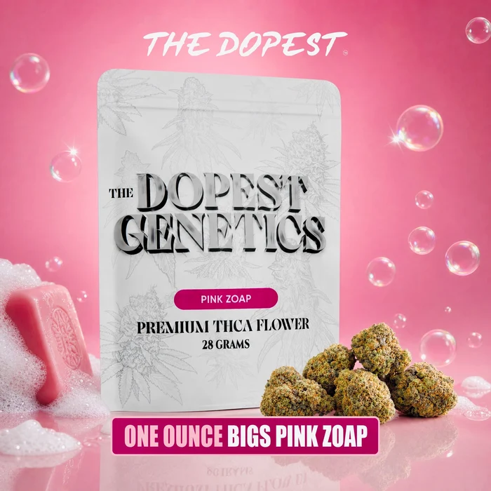 Pink Zoap Bigs Hybrid – 1 Oz Premium THCA Flower