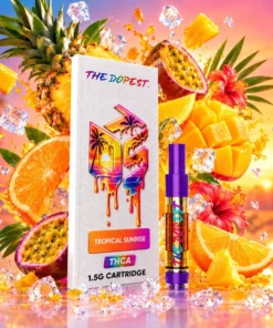 Tropical Sunrise 1.5g Liquid Diamonds THCA Vape Cartridge